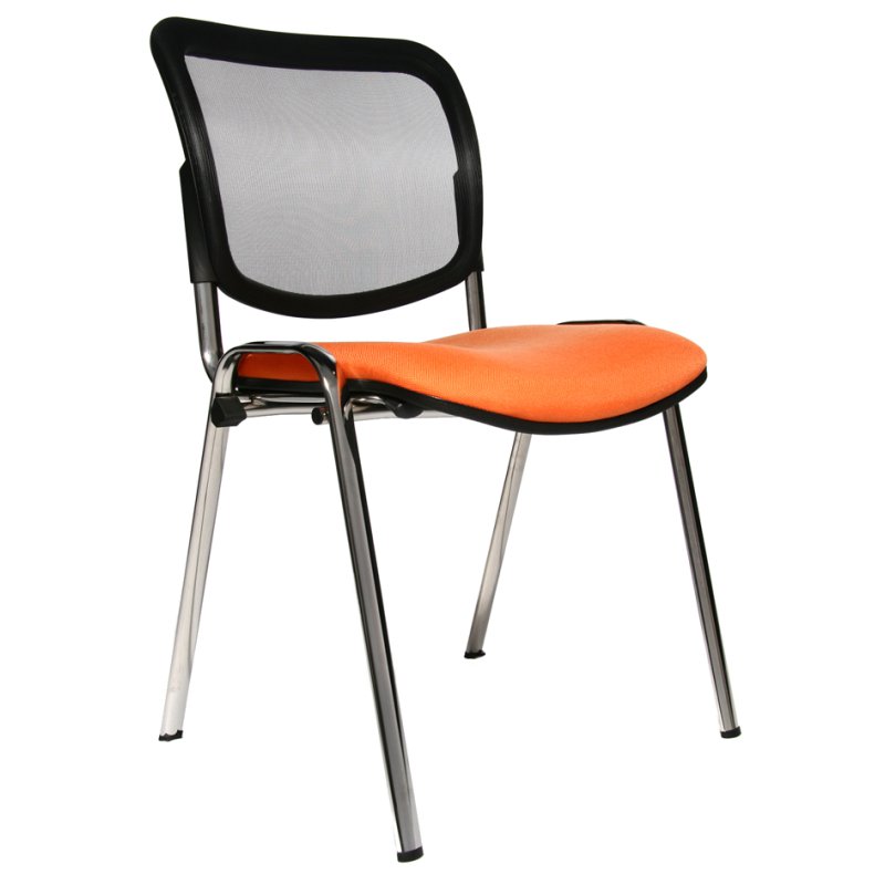Topstar bezoekersstoel Net Point Visit, ergonomisch, stapelbaar, zwart